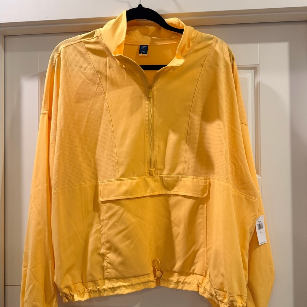 Old Navy Women's Utility Jacket in Sunny Yellow Largr Tall